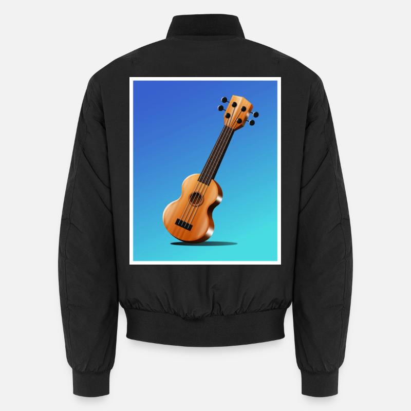 Affiche de guitare acoustique de dessin animé Bomber unisexe