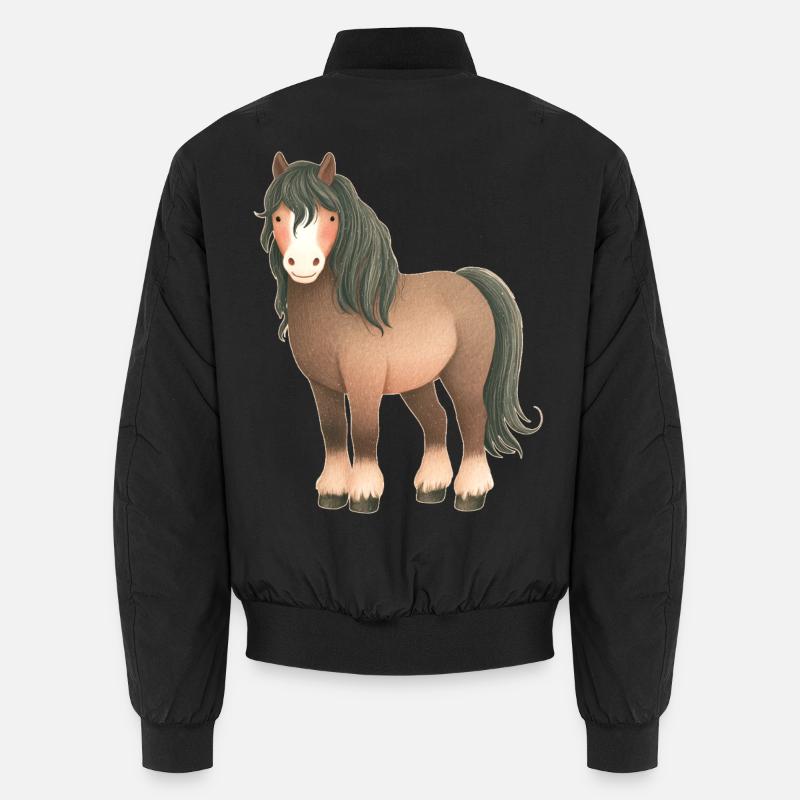 Cheval - Bomber unisexe - noir