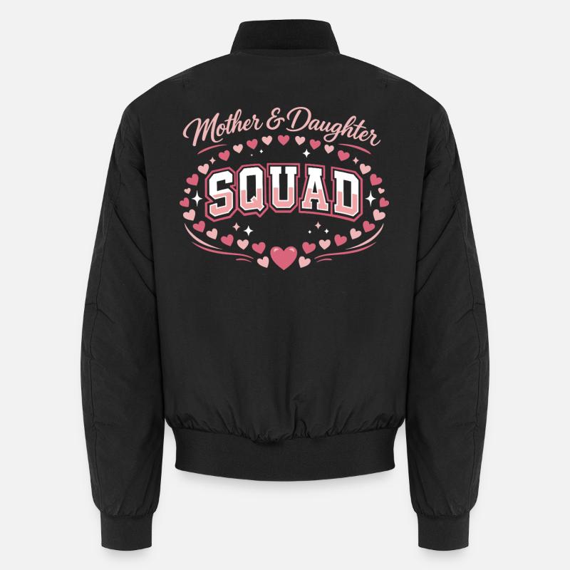Mutter-Tochter-Trupp | Pink Komplizen Geschenk - Unisex Bomberjacke - Schwarz