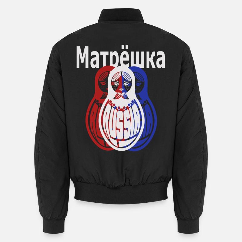 Matryoshka, russe - Bomber unisexe - noir