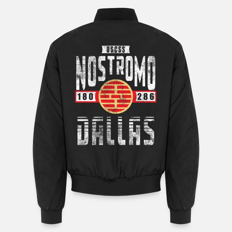 Alien Nostromo grade d'équipage Dallas - Bomber unisexe - noir
