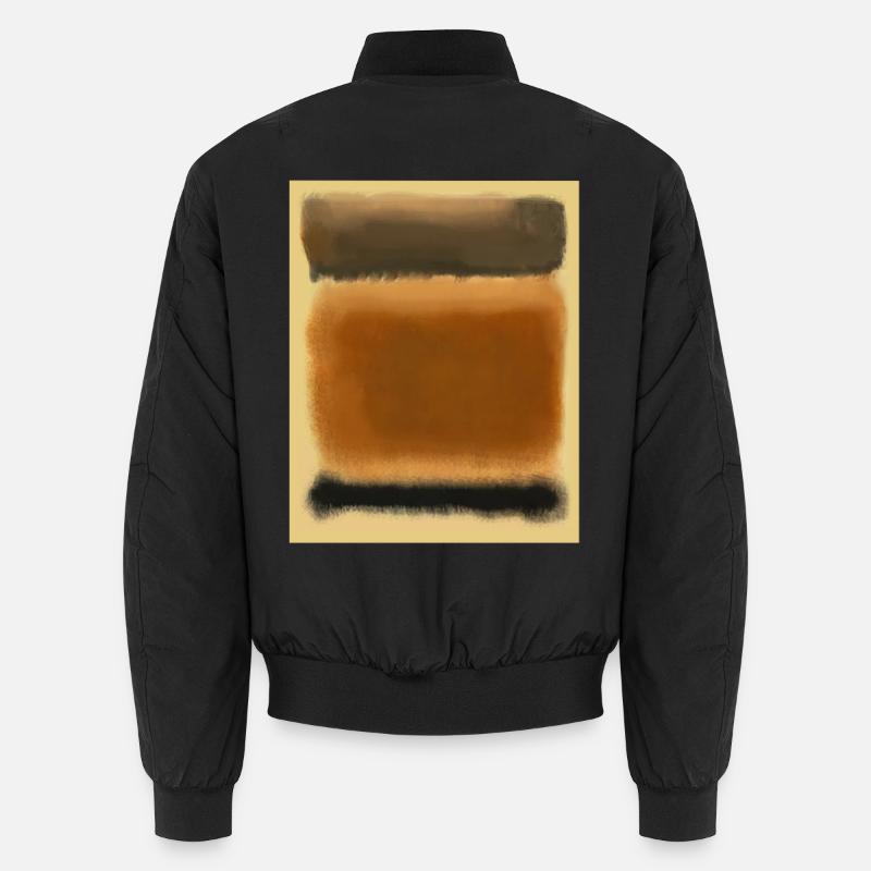 Rothko-Kunst im digitalen Stil Unisex Bomberjacke