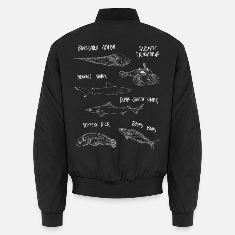 DRÔLE de POISSON Bomber unisexe