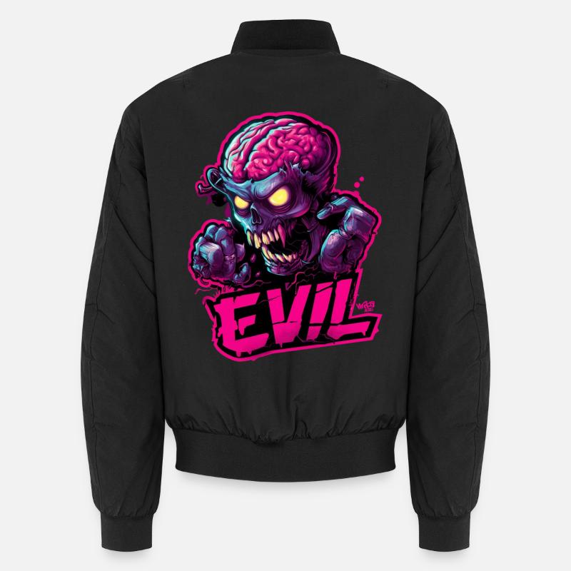 Zombie maléfique - Bomber unisexe - noir