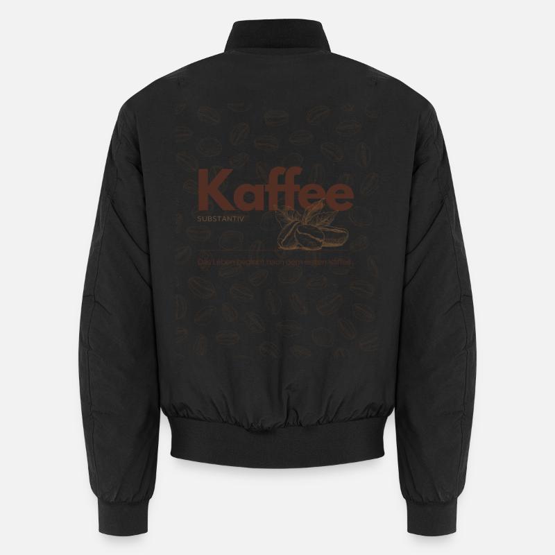 Coffee – Life begins after the first coffee Unisex Bomber Jacket