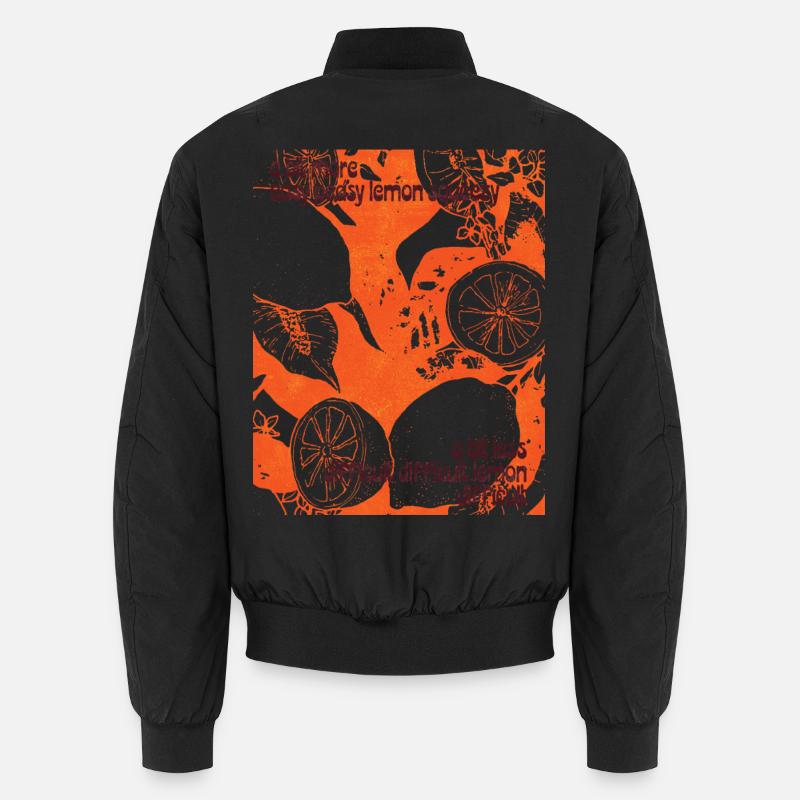 MORE EASY PEASY LEMON SQUEEZY Unisex Bomber Jacket