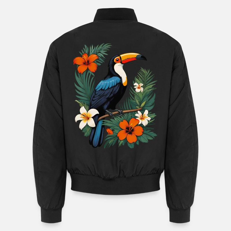 Toucan Unisex Bomber Jacket