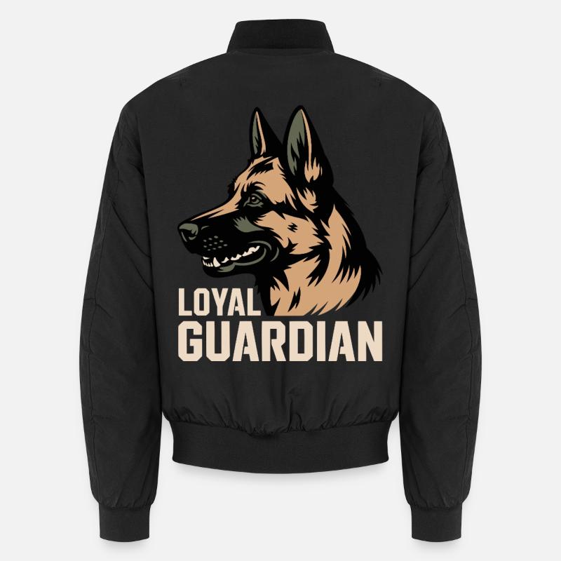 Loyaler Wächter - Unisex Bomberjacke - Schwarz