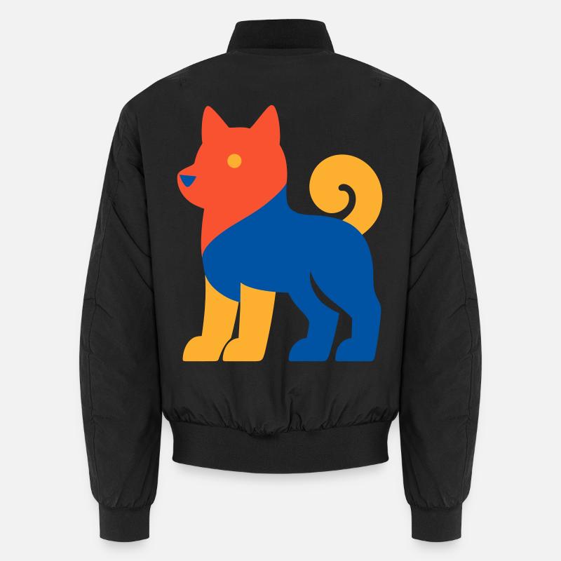 Pop Art Dog Unisex Bomberjacke