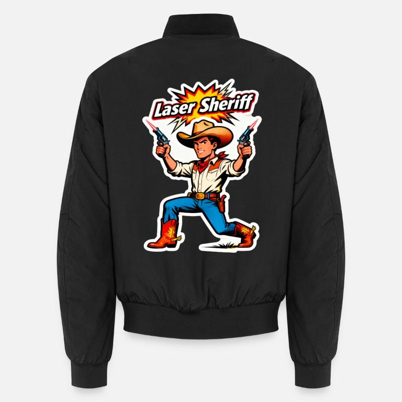 Laser Sheriff Cowboy Bomber unisexe