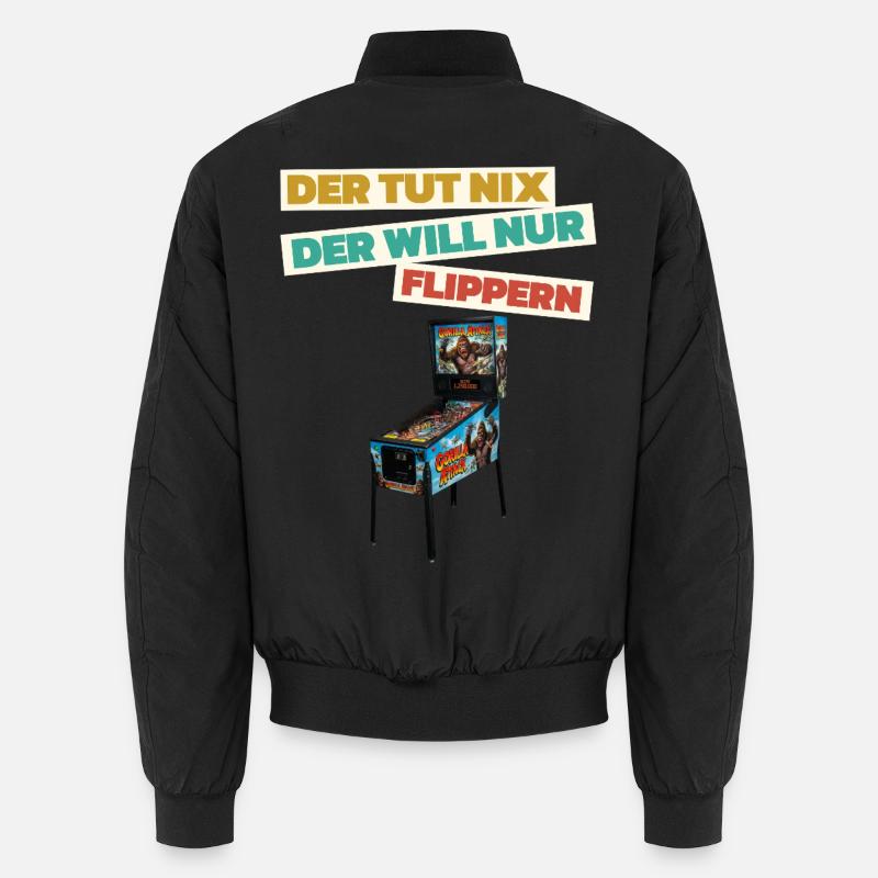 Pinball Arcade He's Doing Nothing Unisex Bomber Jacket