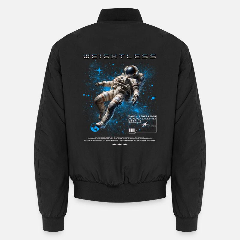 Weightless Astronaut Space Unisex Bomber Jacket