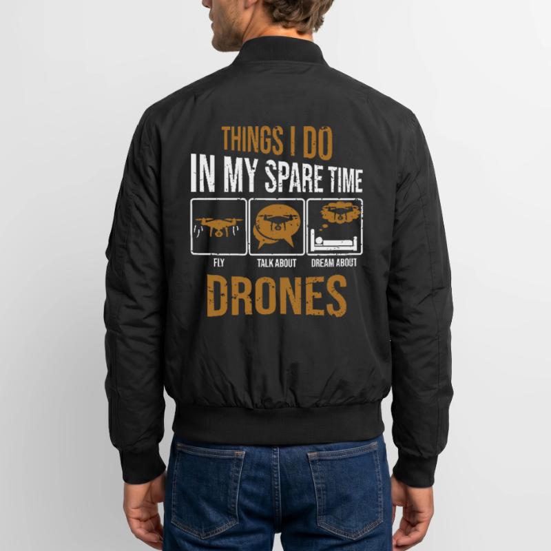 Courses de drones : choses que je fais avec ma machine de course de course Bomber unisexe