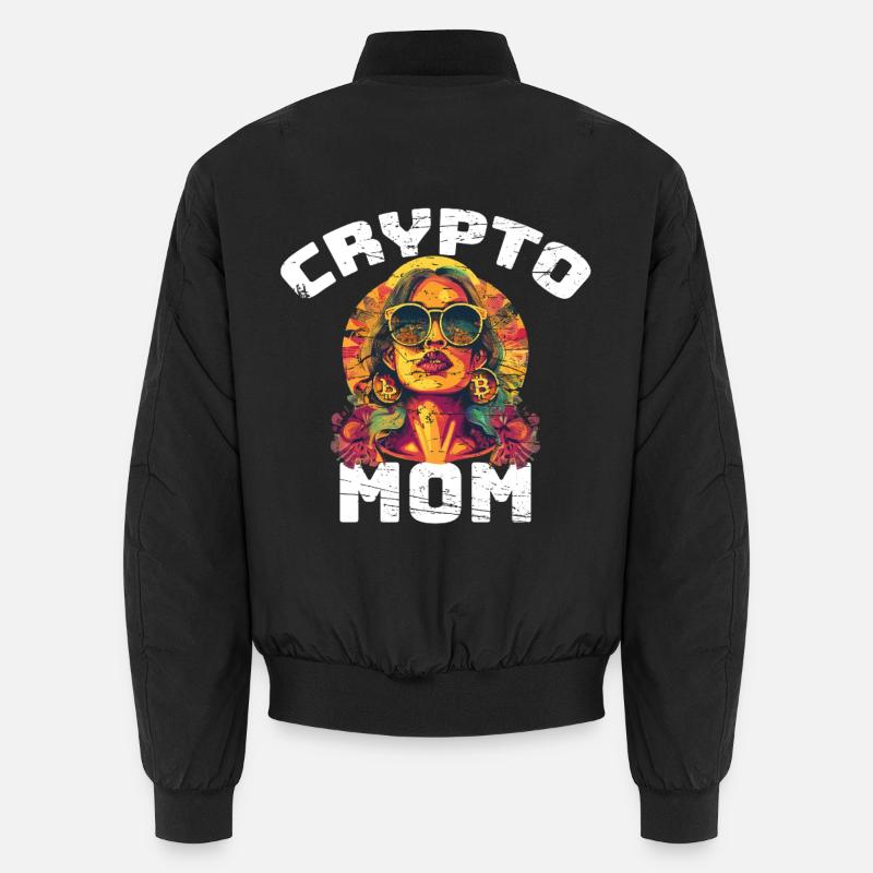 Bitcoin Mama - Bomber unisexe - noir