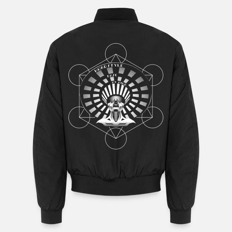 Hardstyle ease my mind - Bomber unisexe - noir