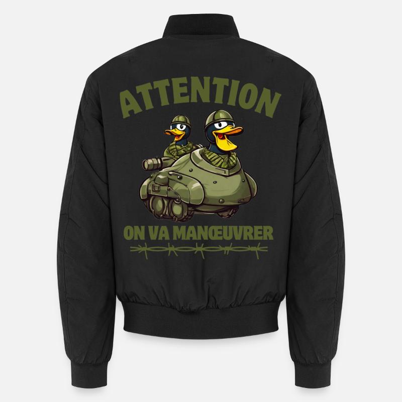 Siebte Kompanie, 7. Kompanie - Unisex Bomberjacke - Schwarz