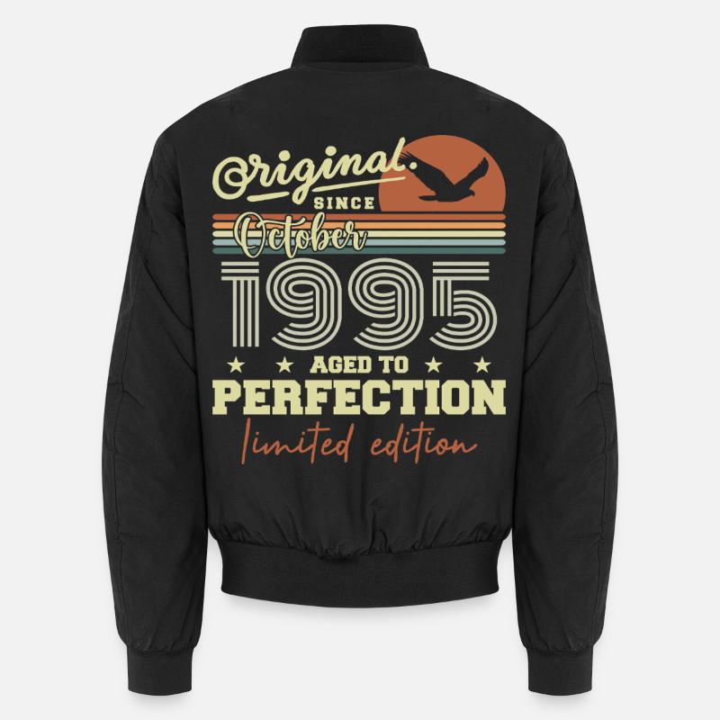 1995 October 1995 Anniversary October 1995 Unisex Bomber Jacket