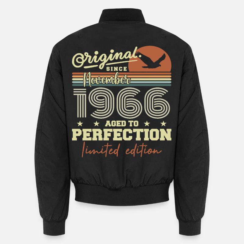 November 1966 Anniversary 1966 November 1966 Unisex Bomber Jacket