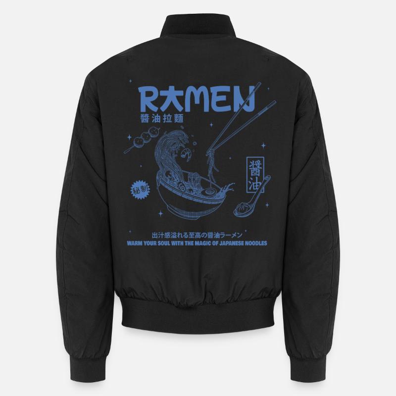 Ramen - Unisex Bomberjacke - Schwarz