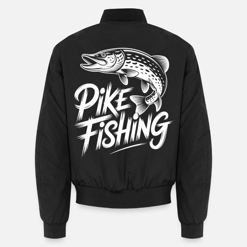jumping pike - Unisex Bomber Jacket - black