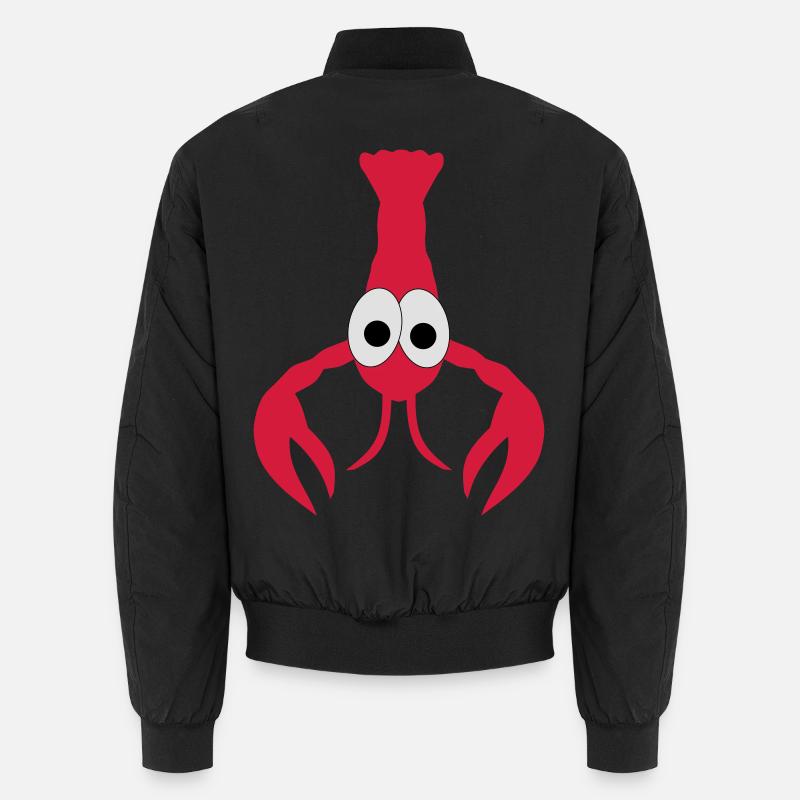 Lobster - Unisex Bomber Jacket - black