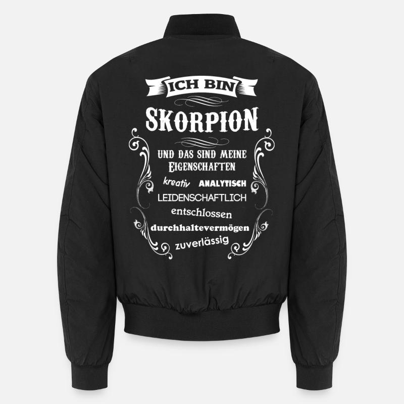 SKORPION - GEBURTSTAG Unisex Bomberjacke