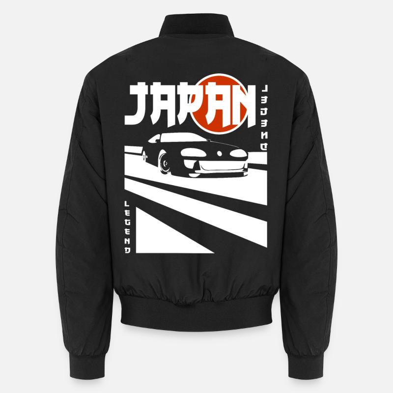 Japan Legend – JDM Auto Power - Unisex Bomberjacke - Schwarz