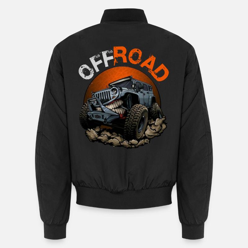 Off-road vehicle - Unisex Bomber Jacket - black