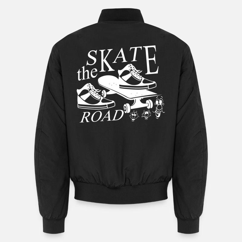 Skater - Unisex Bomberjacke - Schwarz
