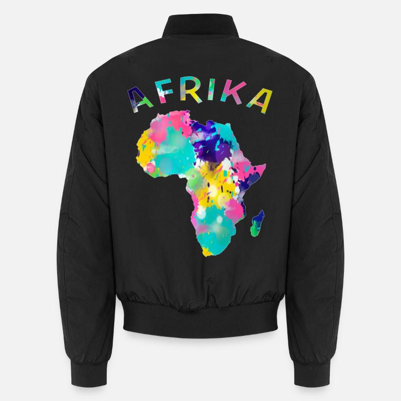 Afrika bunt Unisex Bomberjacke