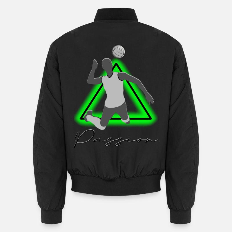 Volley - Unisex Bomber Jacket - black
