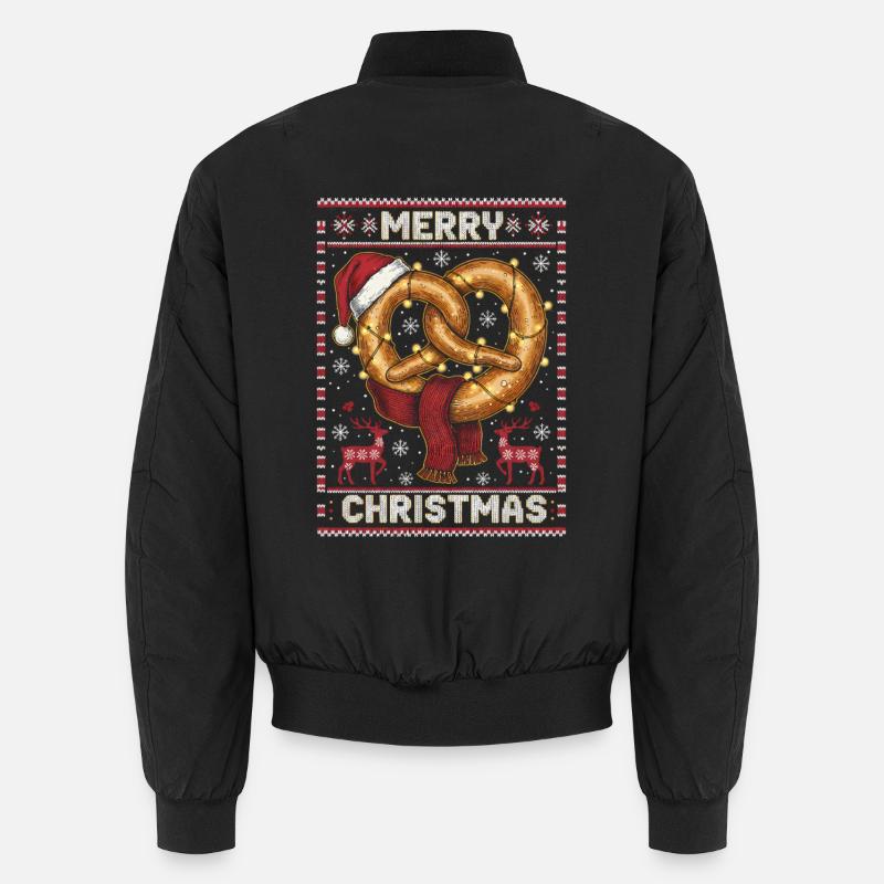Bretzel de Noël Bomber unisexe