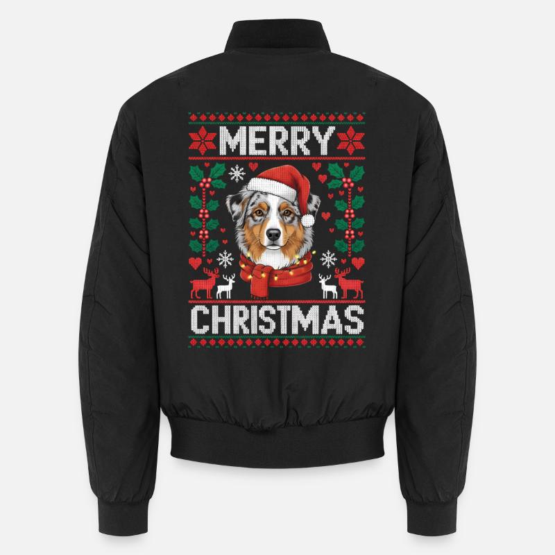 Berger Australien Noël Noël - Bomber unisexe - noir