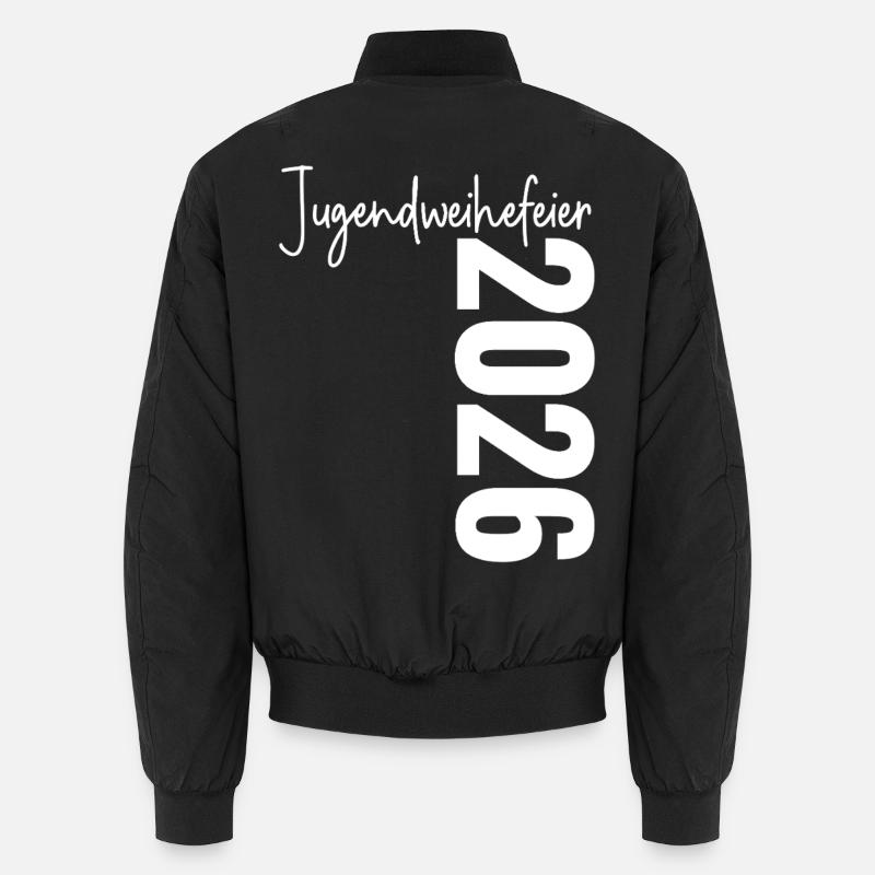 Jugendweihefeier 2026 - Unisex Bomberjacke - Schwarz