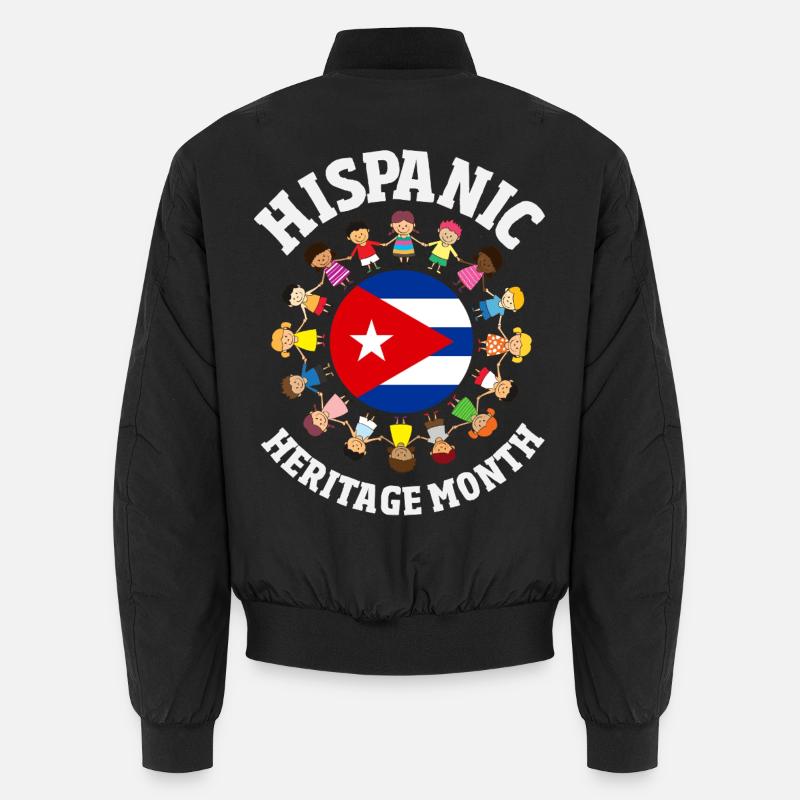 Cuba Pride & Home - Cuba Flag Design Unisex Bomber Jacket