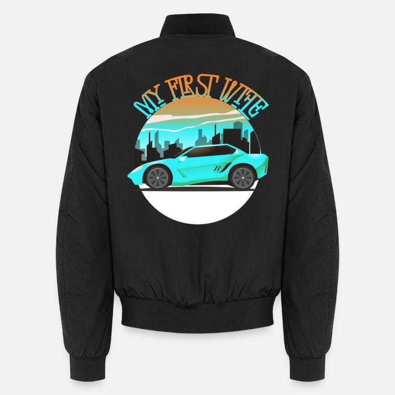 My First Wife - Unisex Bomber Jacket - black