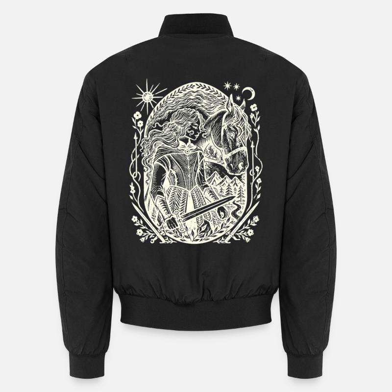 Cercle magique de la Forêt de Clair de Lune Bomber unisexe