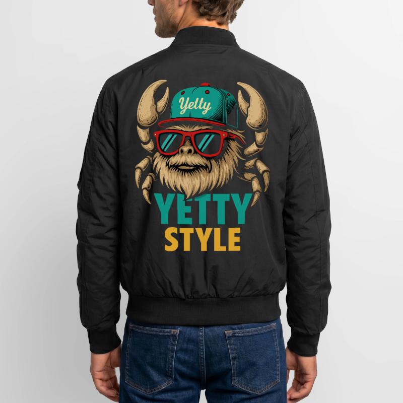 Graphisme Yeti Style Yetty Bomber unisexe
