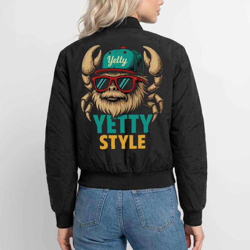 Graphisme Yeti Style Yetty Bomber unisexe