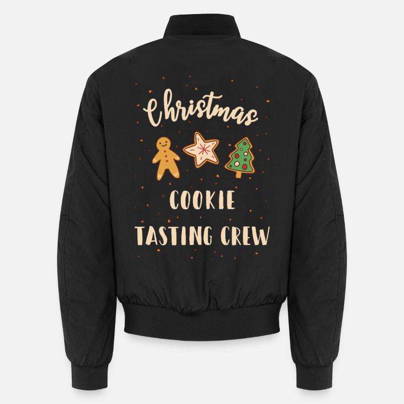 Christmas Cookie Tasting Crew - Unisex Bomberjacke - Schwarz