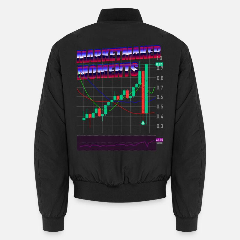 Trading Trading Exchange Crypto Stocks Bomber unisexe