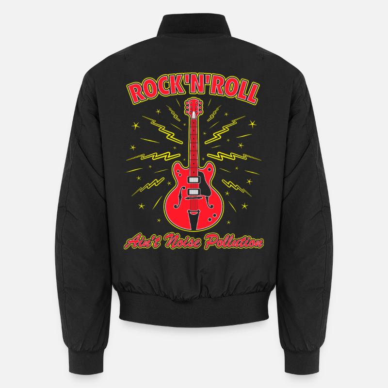 Rock 'N' Roll Ain't Noise Pollution Unisex Bomber Jacket
