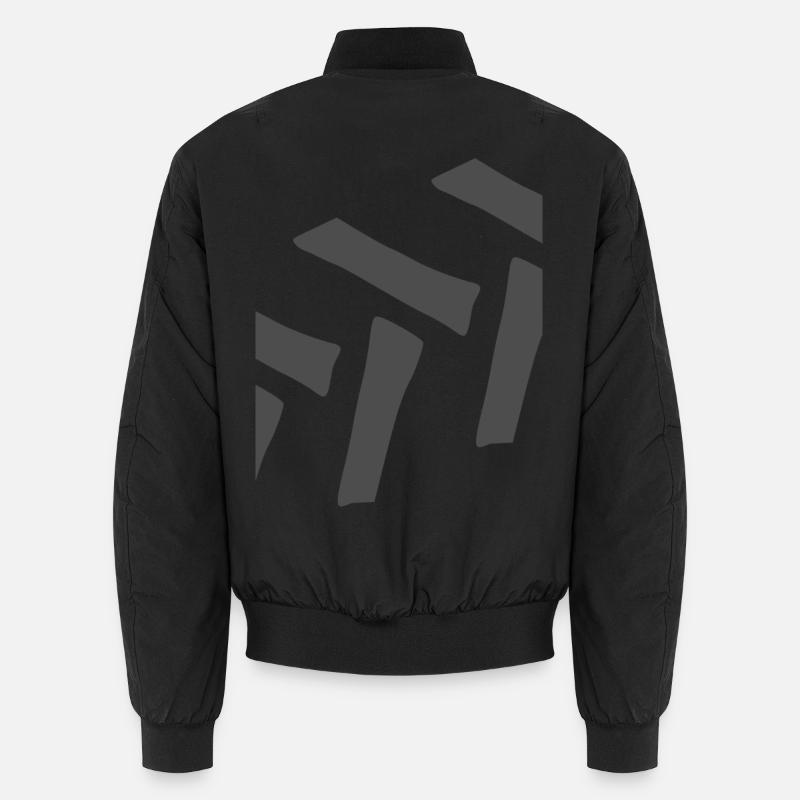 Treckerprofil - Unisex Bomberjacke - Schwarz