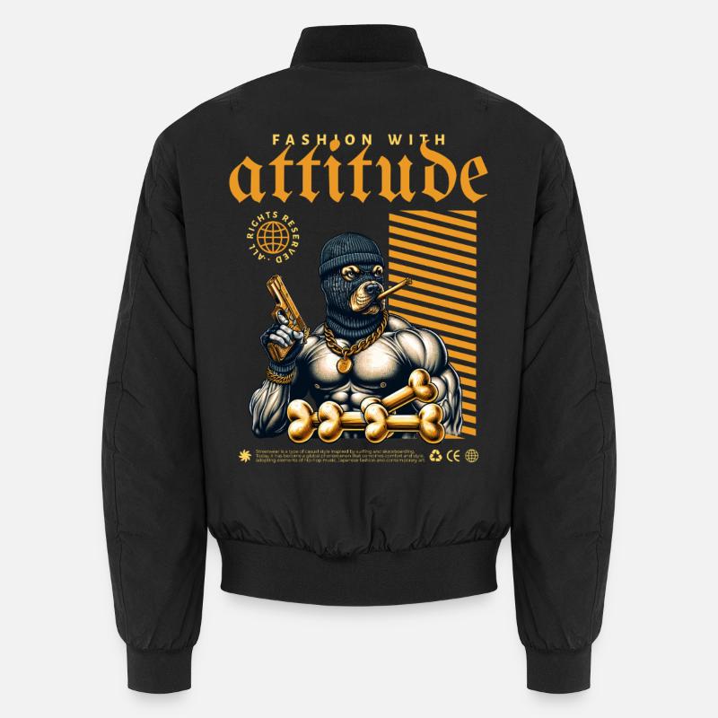 Gangster Pitbulls Unisex Bomber Jacket