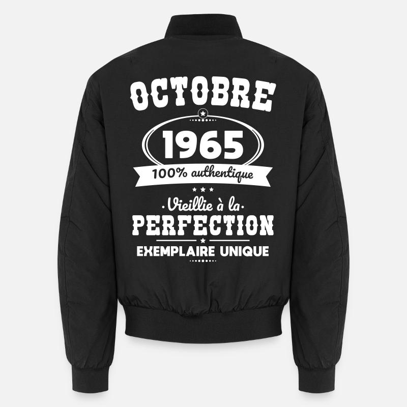60th Birthday - October 1965 Perfection Unisex Bomber Jacket