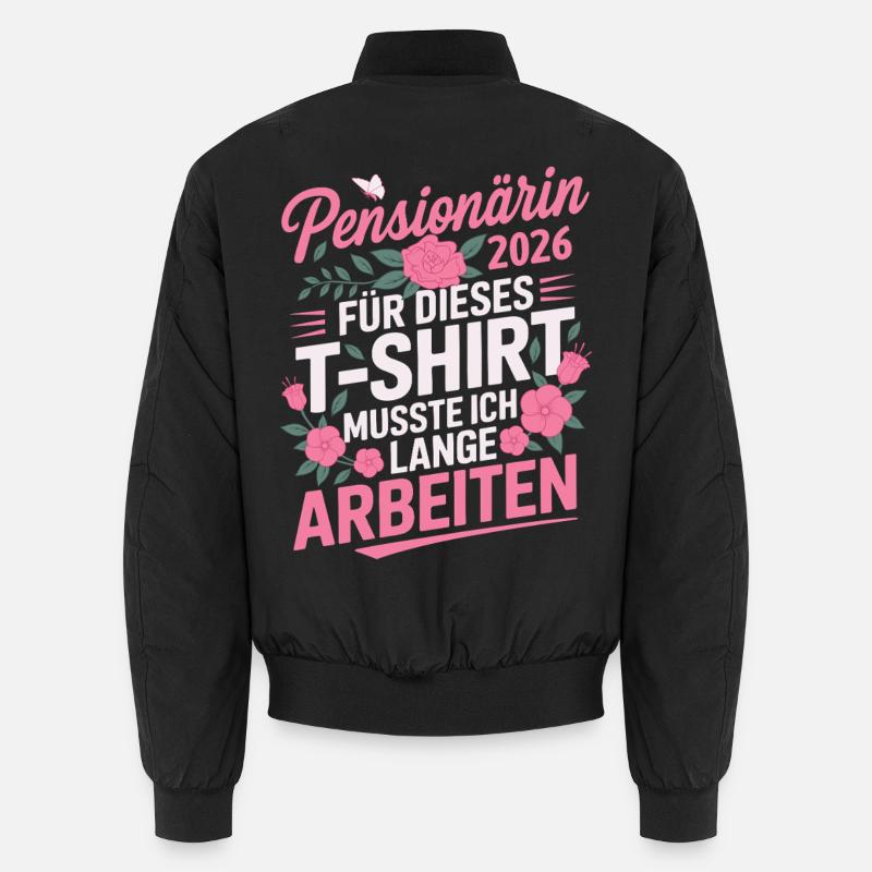 Retraité 2026 Bomber unisexe