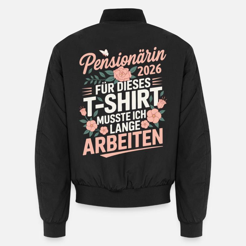 Retraité 2026 Bomber unisexe