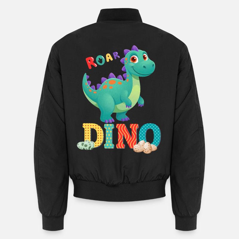 dino - Bomber unisexe - noir