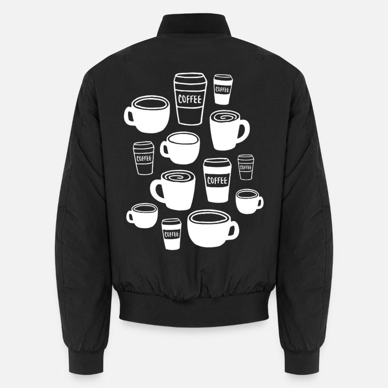 Tasse à café - Bomber unisexe - noir
