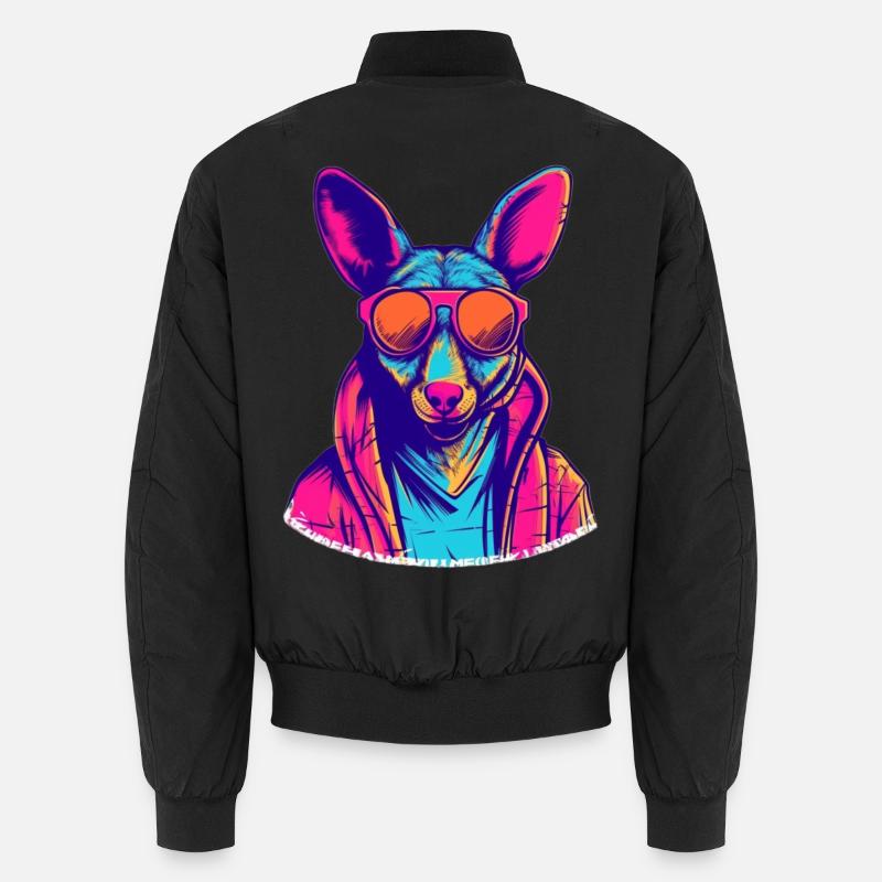 Nebula Chien avec lunettes de soleil Bomber unisexe